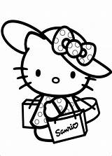 Angel Hello Kitty Coloring Pages Getcolorings Clipart Printable sketch template