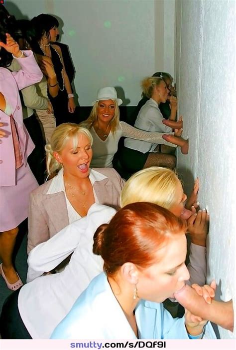 Group Gloryhole Blowjob