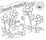 Welcome Spring Coloring Pages Getdrawings sketch template