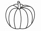 Pumpkin Coloring Outline Drawing Pages Printable Clipart Kids Leaves Blank Print Halloween Plain Leaf Tombstone Color Thanksgiving Crafts Getdrawings Seed sketch template