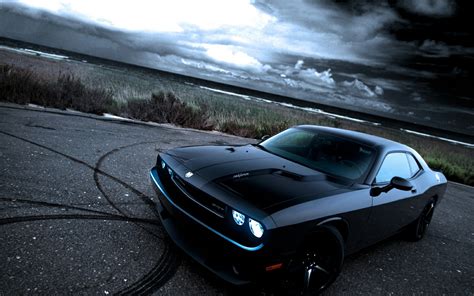 black dodge challenger wallpapers  images wallpapers pictures