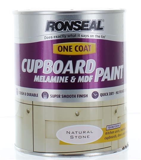 ronseal ml  coat cupboard paint mdf melamine choice