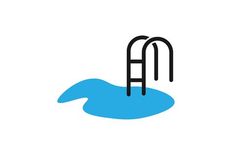 swimming pool logo