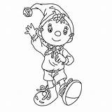 Noddy Coloring Books Pages sketch template
