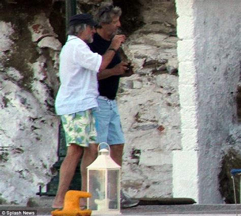 robert de niro moors his yacht to hang out with john and kelly preston on greek island daily