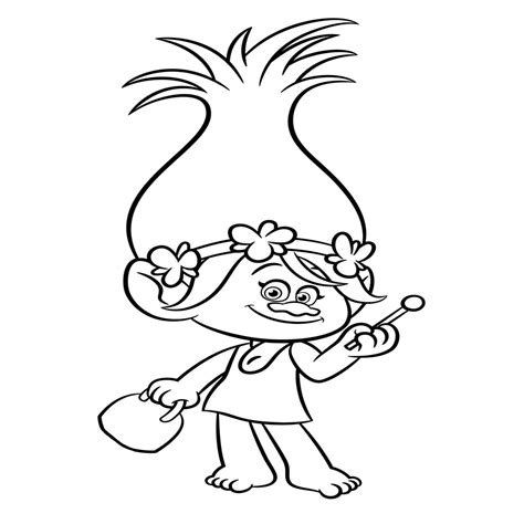 trolls   coloring pages  getdrawings