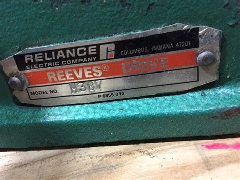 reliance electric company reeves hv ebay