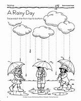 Rainy Lines Printable Sheets Scholastic Teachables Skills Learning sketch template