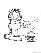 Garfield Coloring4free Cartoons sketch template