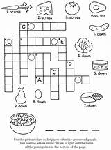 Puzzles Activity Crossword Doverpublications Dover Publications Phonics sketch template