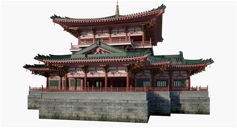 chinese palace  model