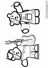 Pudsey Colouring Girls Toddlers sketch template