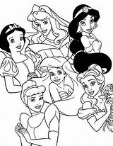 Principesse Sette Colorare Principessa Posto Cambiare Potete Tutto Sara Disegno sketch template