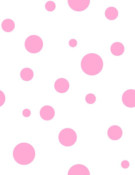 Light Pink Polka Dots Clip Art At Vector Clip