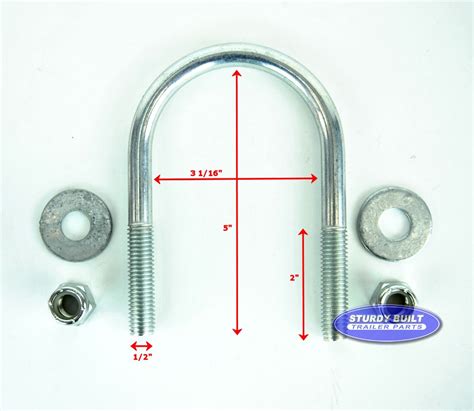 zinc plated  trailer  bolt