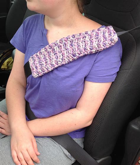 crochet patterns galore seat belt cover
