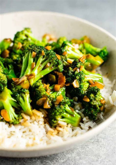 broccoli  garlic sauce recipe build  bite