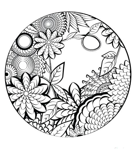 easy  printable adult coloring pages