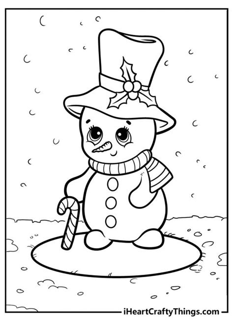 snowman coloring pages   printables