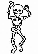 Coloring Pages Skeleton Dancing Skeletons Halloween Esqueleto Para Printable Print Recortar Cartoon Template Montar Sheets Child Papel Cartoons Skillofking Parentune sketch template