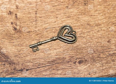 heart shaped skeleton key stock photo image  lock