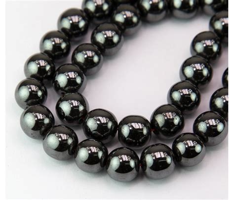 hematite beads  magnetic mm  golden age beads