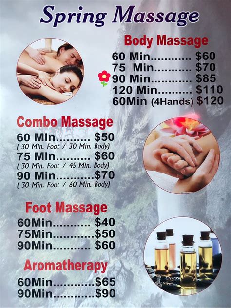 spring massage spa updated      reviews