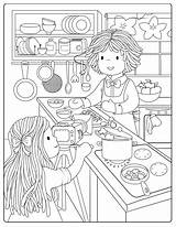 Cooking Colouring Coloring Pages Bamboletta Kids Show Choose Board Color Adult sketch template