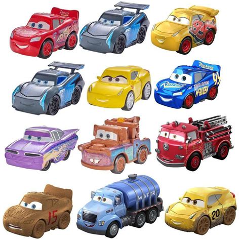 Disney Pixar Cars Mini Racers Vehicle 3 Pack Styles May Vary