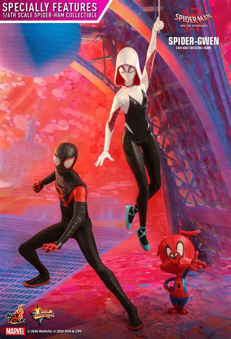 new product hot toys spider man into the spider verse
