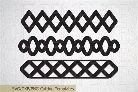 cuff bracelet leather jewelry templates svg dxf cutting laser file