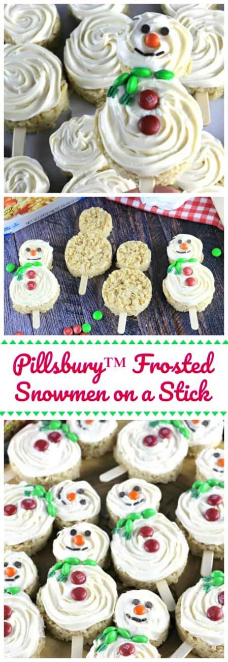 Pillsbury™ Frosted Snowmen On A Stick