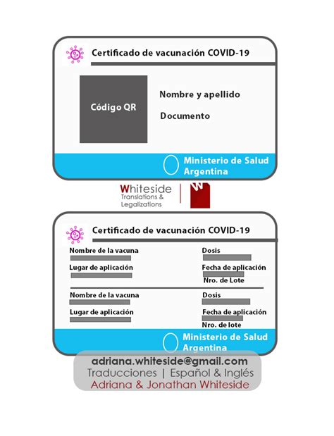 proof of vaccination spanish translation canada adriana whiteside