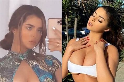 Demi Rose Sees Boobs Spill From Barely There Bikini In Jaw