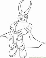 Loki Squad Hero Coloringpages101 sketch template