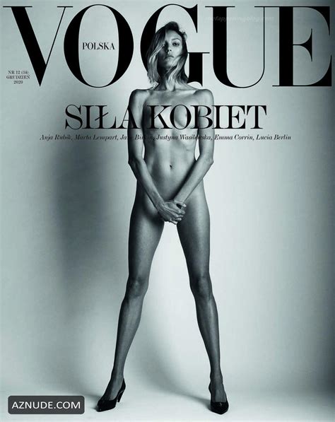 anja rubik nude and sexy in a photoshoot for vogue poland aznude