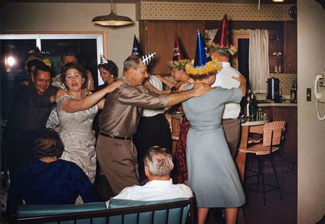 found photos of mid century new year s eve celebrations