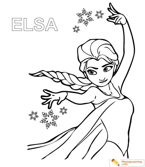 elsa coloring pages pictures