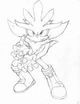 Super Silver Coloring Sonic Shadow Pages Popular Library Clipart sketch template