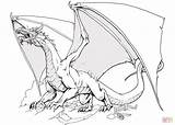 Dragons Smok Dungeons Supercoloring Dragones Ausmalbild Drache Kolorowanka sketch template