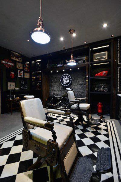 Top 80 Best Barber Shop Design Ideas Manly Interior