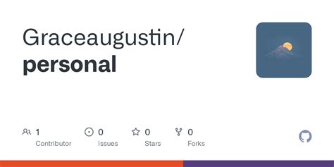 github graceaugustinpersonal