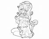Anime Coloring Pages Girl Cat Template Pdf Printable Ai Ears Print Color Deviantart Getcolorings Illustrator Crissy Merrychristmaswishes Info Getdrawings sketch template