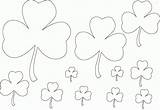 Shamrock Coloring Printable Pages Print Kids Shamrocks Template St Bestcoloringpagesforkids Comments Patrick Four Coloringhome Things sketch template