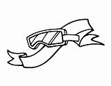 Coloring Pages Goggles Color Glasses Safety Getcolorings Getdrawings sketch template