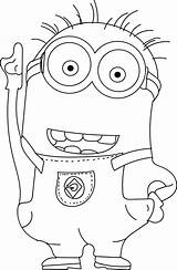 Coloring Pages Minion Minions Printable Cool Check Phil Children Via Gaddynippercrayons sketch template