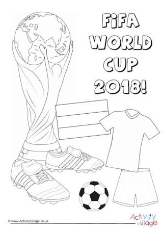 world cup colouring pages