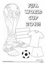 Cup Colouring Pages Trophy Russia sketch template