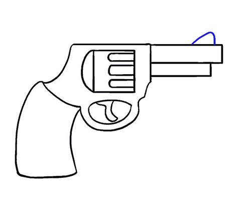 nerf gun drawing easy tjvangarderentourdefrance