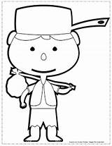 Johnny Appleseed Clip Coloring Printable Pages Sheets sketch template
